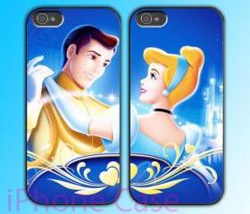 custom iPhone 4 case Couple love case Cinderella Story 