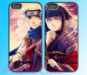 custom iPhone 4 case Couple love case Naruto and Hinata Anime 